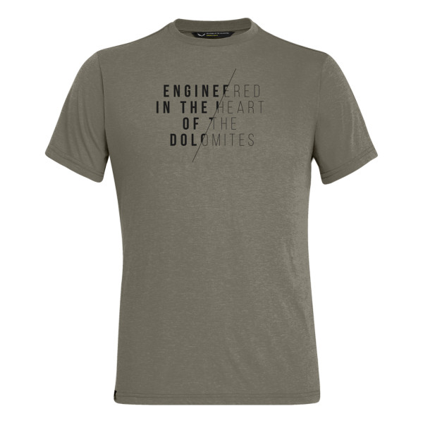 Engineered Dry Herrenshirt braun