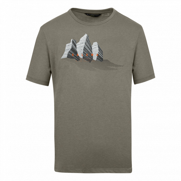 SALEWA LINES GRAPHIC DRY HERREN T-SHIRT.