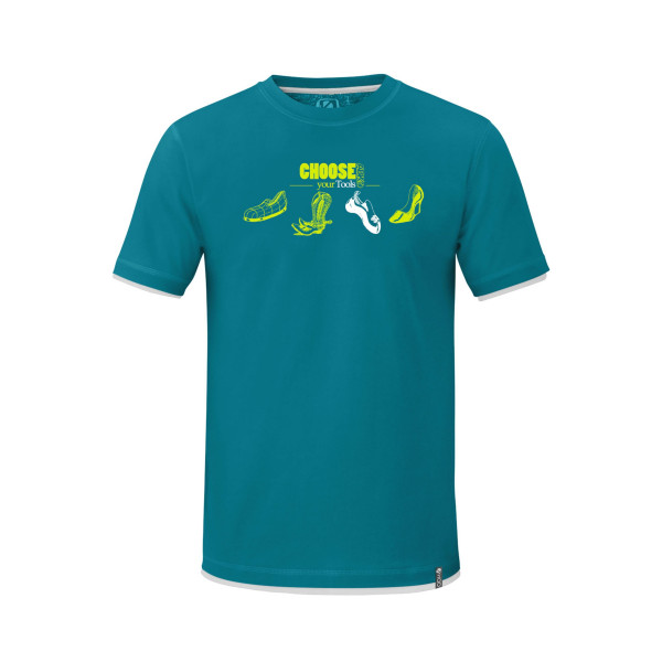 ABK SHOES TEE MOSAIC BLUE HERRENSHIRT