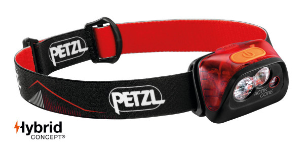 PETZL ACTIK CORE RED STIRNLAMPE
