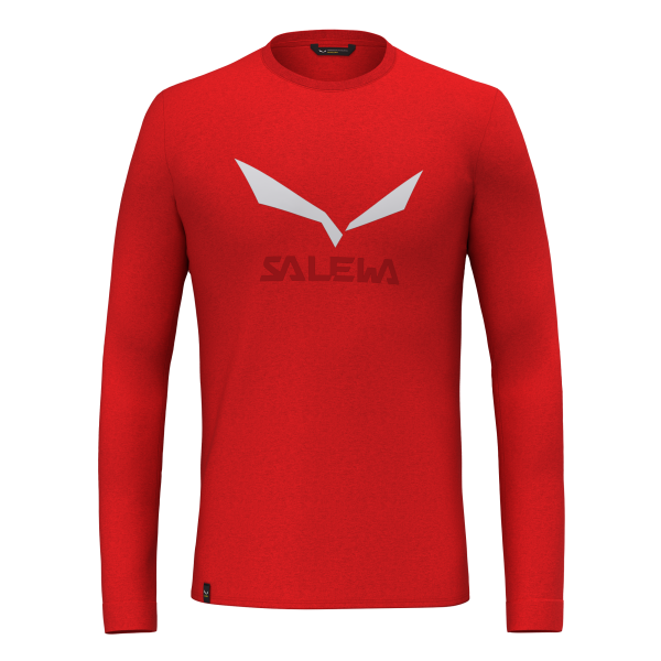 SALEWA SOLIDLOGO DRY M L/S TEE HERREN LANGARMSHIRT