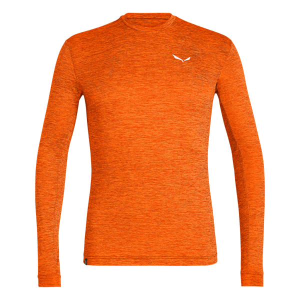 SALEWA PUEZ MELANGE DRY M L/S TEE LANGARMSHIRT