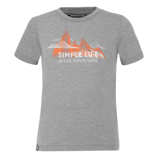 Simple Life Kindershirt in grau