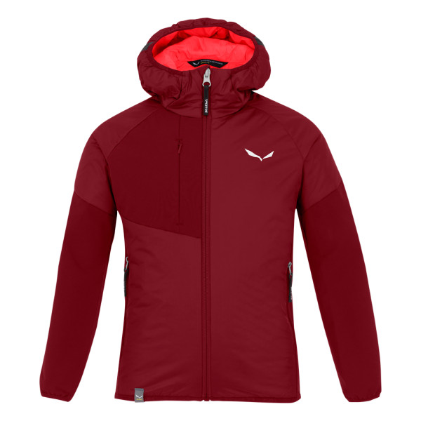 Salewa Ortles Hybrid Kinderjacke rot