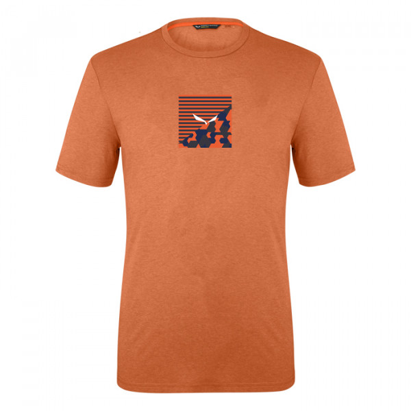 Printed Box Herrenshirts Orange