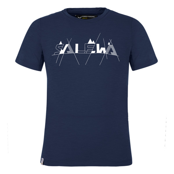 Salewa Graphic Dry Kindershirt Navyblue