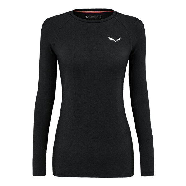 SALEWA CRISTALLO WARM AMR L/S Merino-Baselayer-Shirt für Damen
