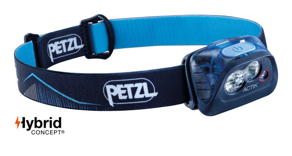 PETZL STIRNLAMPE ACTIK BLAU