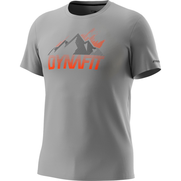 Dynafit Transalper Graphic Herrenshirt grau