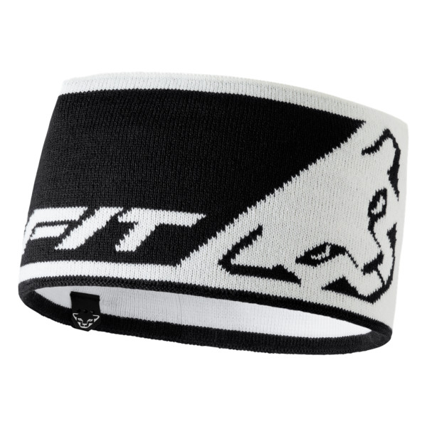 Dynafit Leopard Logo Stirnband schwarz weiß